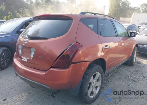 2003 Nissan Murano Sl из США, поврежденный, VIN JN8AZ08W53W234529